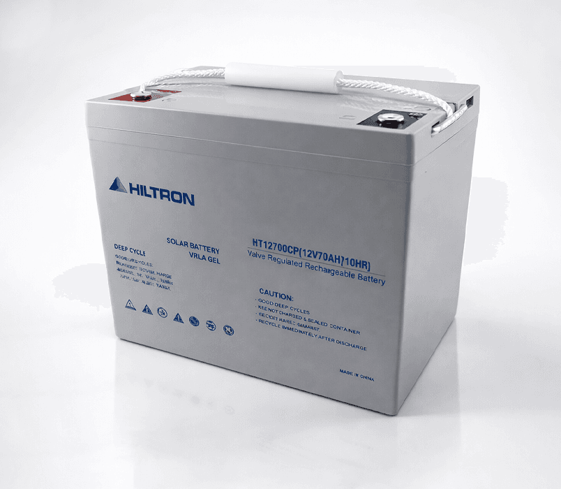Bateria de Ciclo Profundo de 70Ah de Capacidad y 12V. Marca Hiltron
