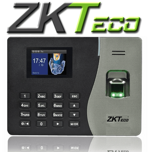 Control Acceso Biometrico Sin Fuente ZKTeco (K20)