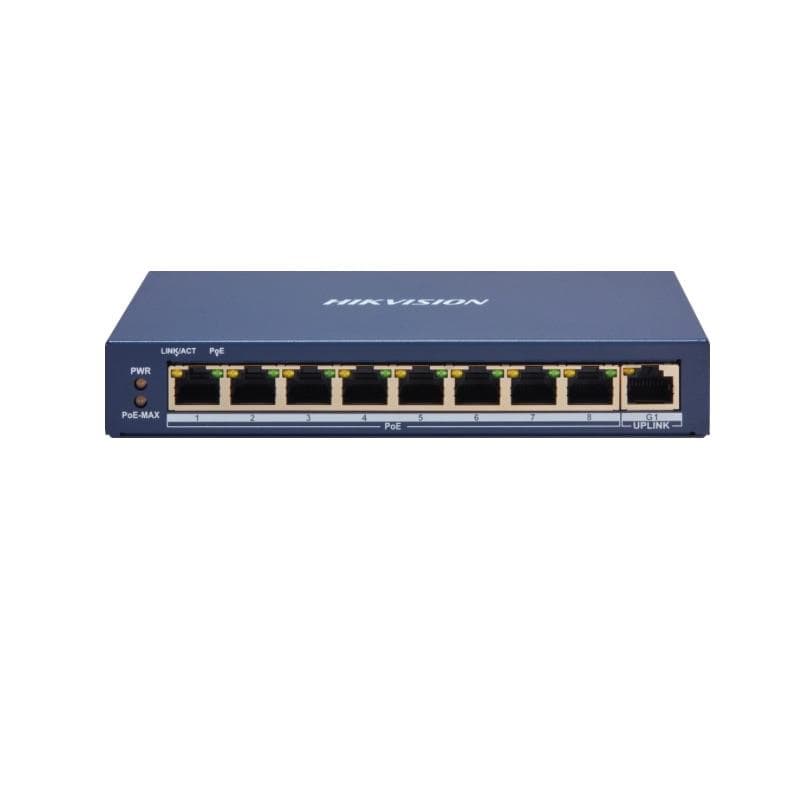 Switch PoE 9 Puertos Hikvision (DS-3E1309P-EI/M)