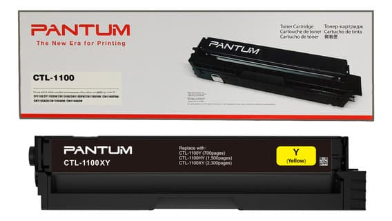 Toner Pantum CTL-1100XY Original Amarillo (CP1100-DW/CM1100N-DW/CM1100FNW-FDW/CM1100ADN-ANW-ADW) 2300pag