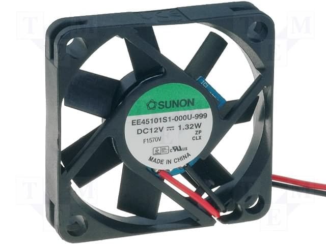 Turbina 45x45x10 Sunon sin Rodamiento 12v