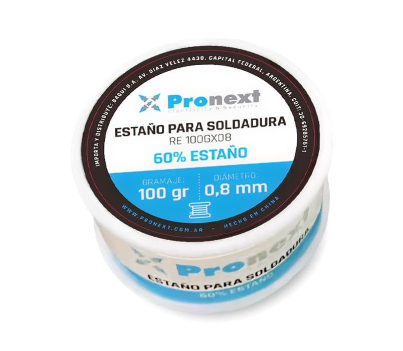 Rollo de Estaño de 100gramos X 0.8mm