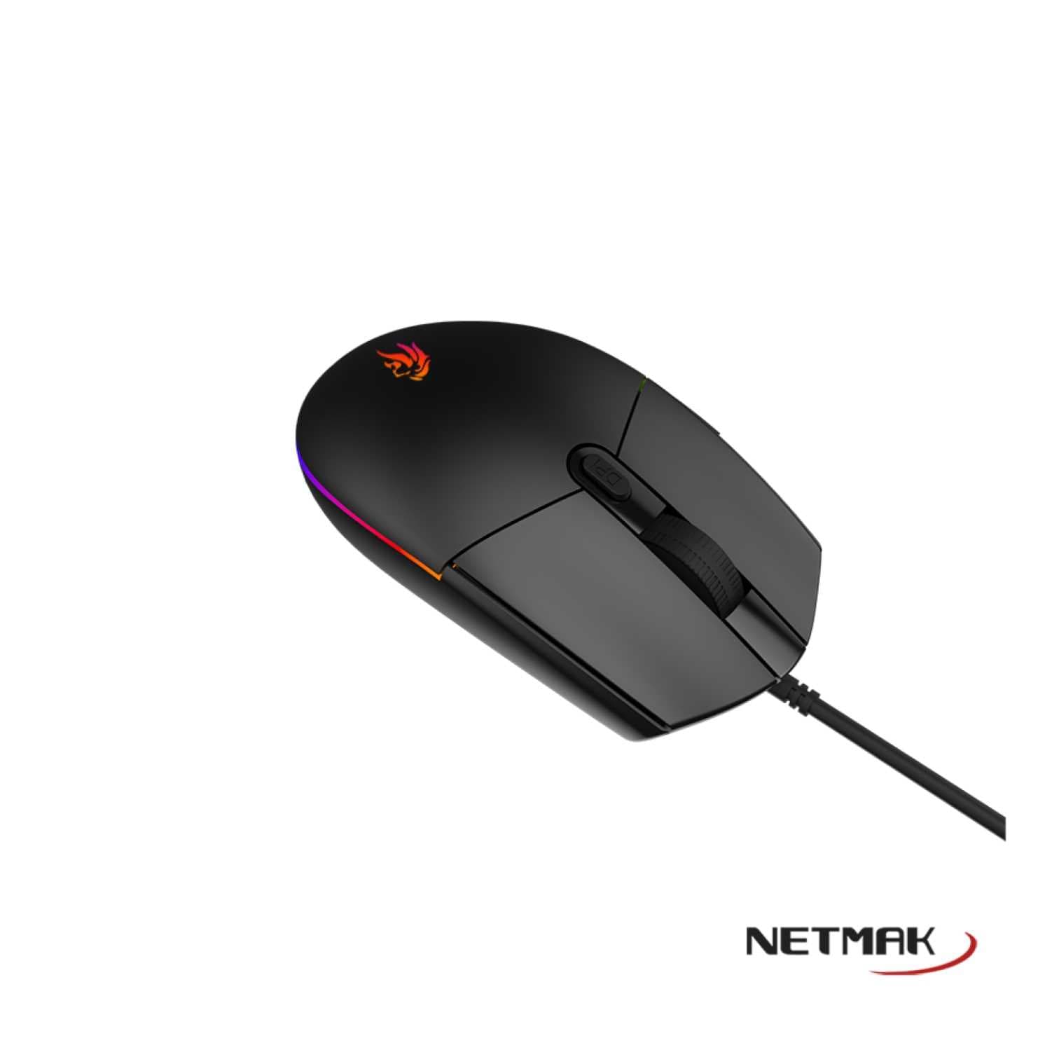 Mouse USB Gamer Netmak Expert Negro (NM-EXPERT)