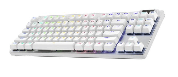 Teclado Gaming Logitech G PRO X TKL LigthSpeed White Ingles (920-012143)
