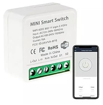 Smart Switch 2 Salidas x1 16A Pronext (STW C216)