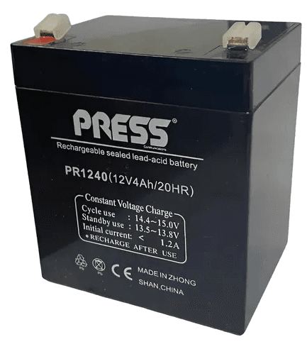Bateria de Gel Recargable de 4A 12V PRESS (PR1240)