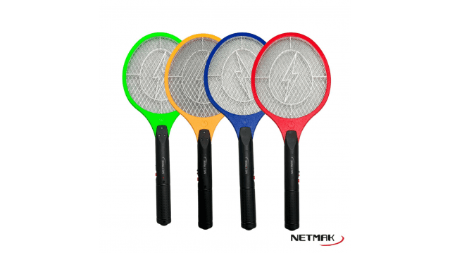 Raqueta Matamosquito Electrico Netmak (NM-RACKET) VERDE
