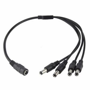Cable Conector de Alimentacion Divisor 1 a 4 Plug Pronext (AR 4 SPLITTER)