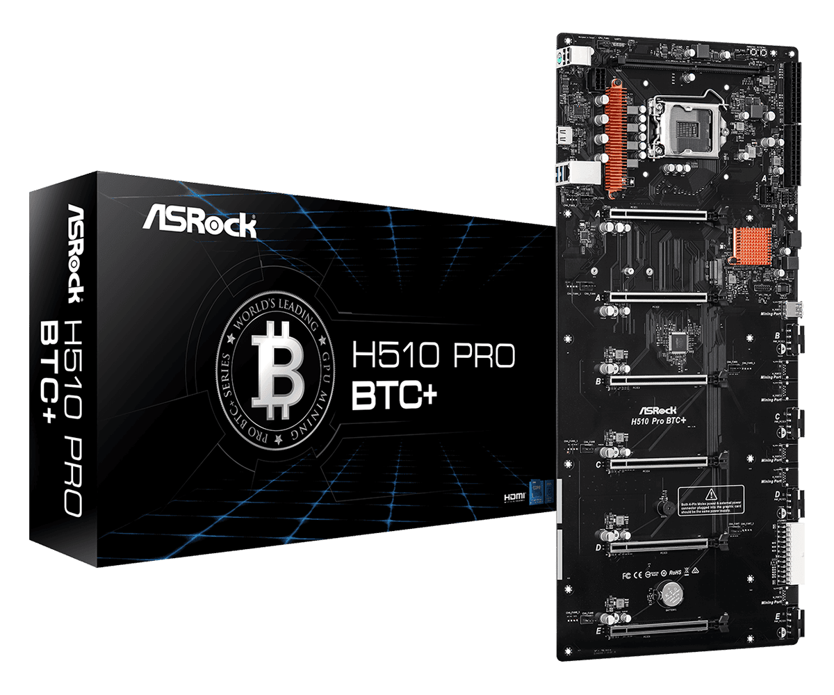 Mother Asrock H510 Pro BTC+ s1200