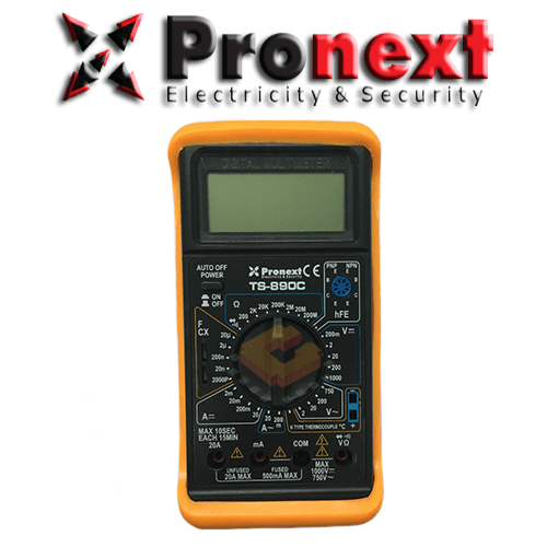Tester Digital Pronext Con Medicion de Temperatura (TS 890C)