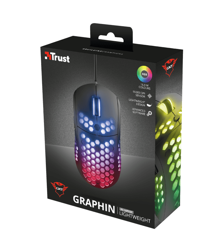 Mouse USB Gamer Trust GRAPHIN RGB (GXT 960) 23758
