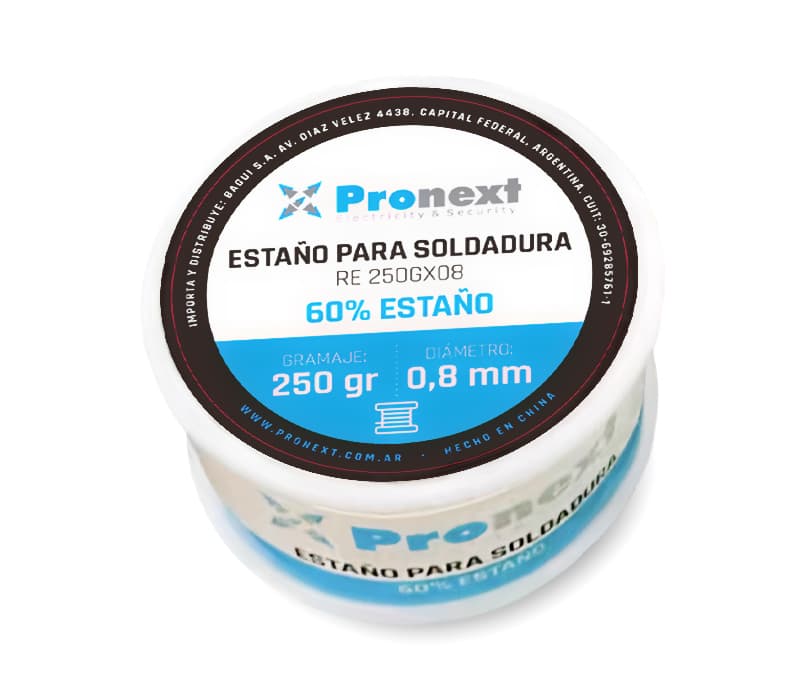 Rollo de Estaño de 250gramos X 0.8mm
