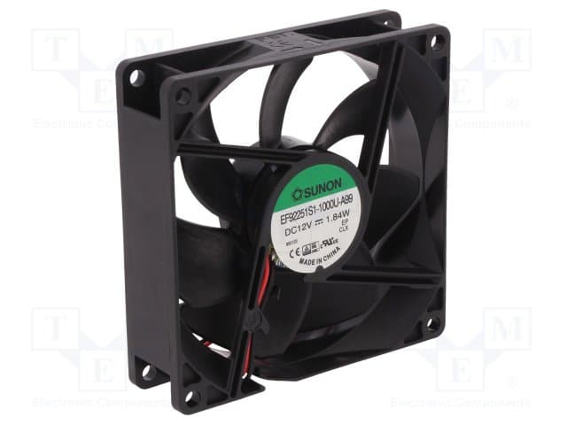 Turbina 92x92x25 Sunon sin Rodamiento 12v