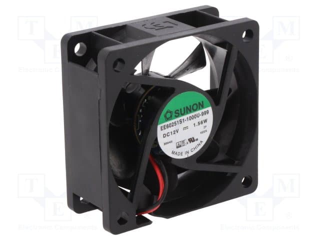 Turbina 60x60x25 Sunon sin rodamiento12v