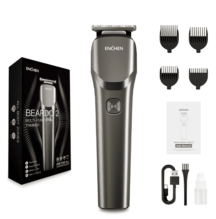 Cortadora Barba y Pelo Multifuncional Enchen TRIMMER (BEARDO 2)
