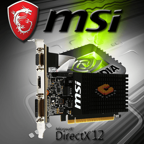 Pci-e 2 Gb Geforce GT 710 DDR3 MSI (912-V809-2024)