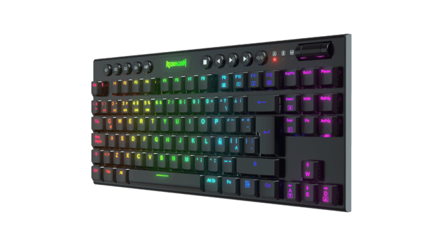 Teclado Gamer Redragon Horus TKL (K621-RGB SP-RED) Switch Red
