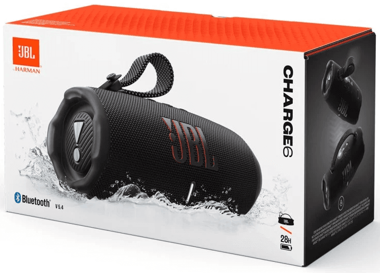 Parlante Bluetooth JBL CHARGE 6 NEGRO (JBLCHARGE6BLKAM)