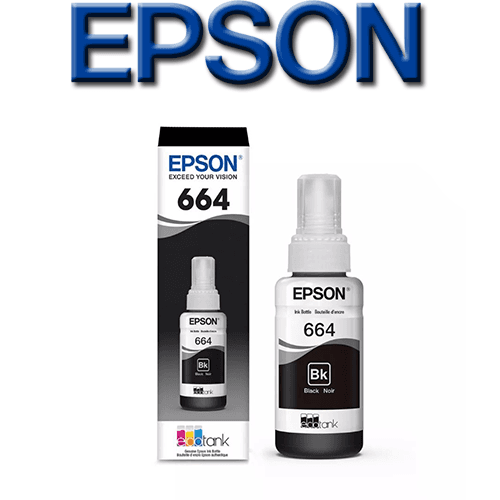 Botella EPSON 664 x 70ml L200 / L210 / L355 Negro (T664120)