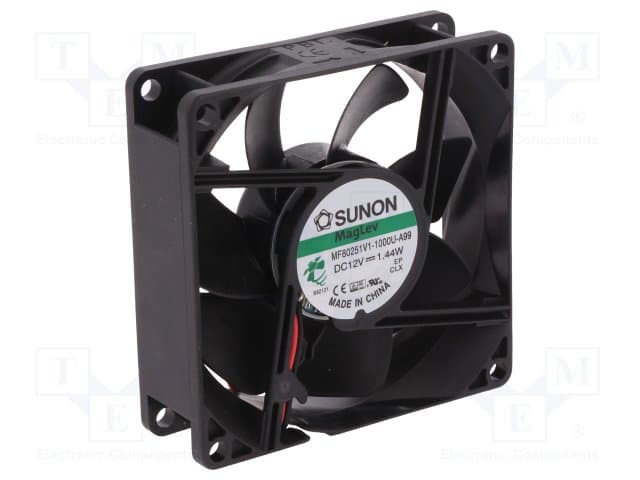 Turbina de 80x80X25 Sunon VAPO 12V