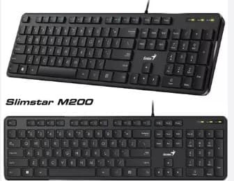 Teclado USB Genius SlimStar M200 (31310019401)