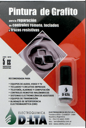 Pintura de Grafito 5cc Delta (GRA)
