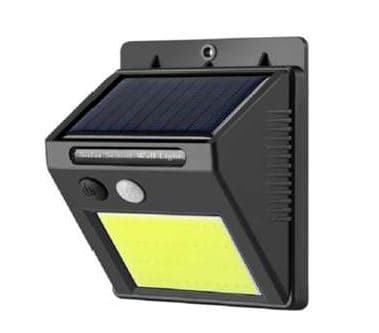 Luz LED Integrada 10W + Bat +pantalla Solar