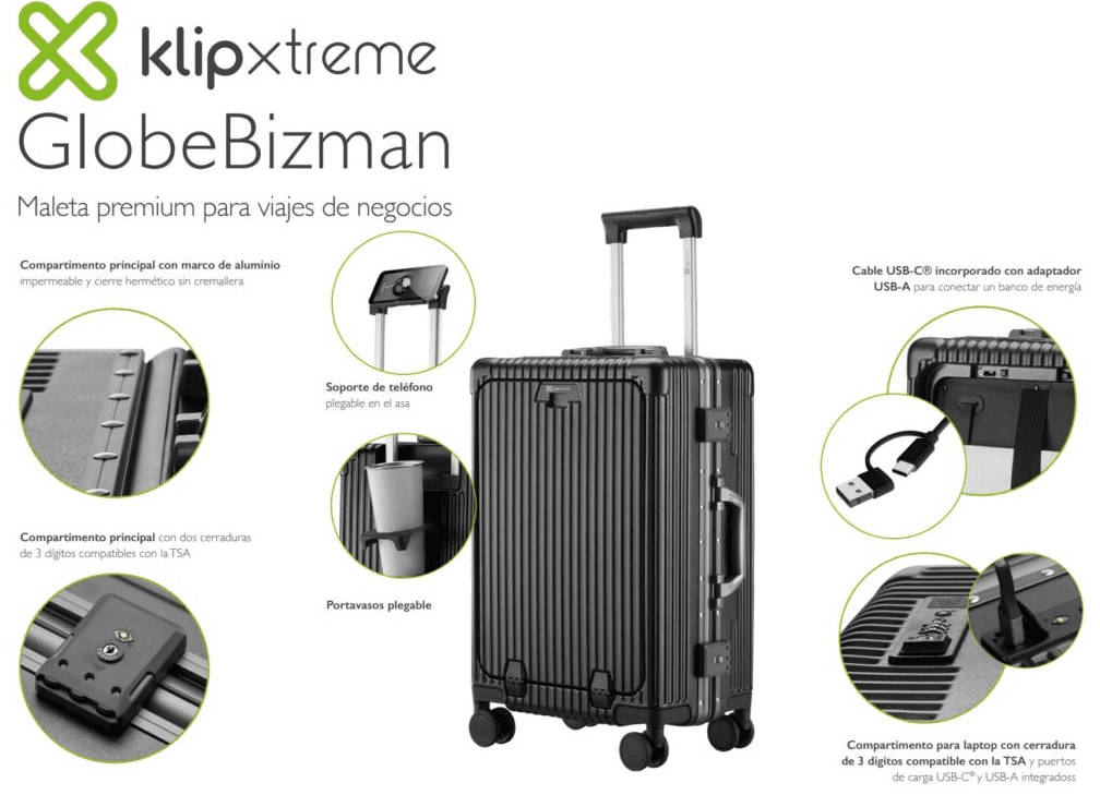 Maleta Klip Xtreme Viaje Negocios (KNL-500)