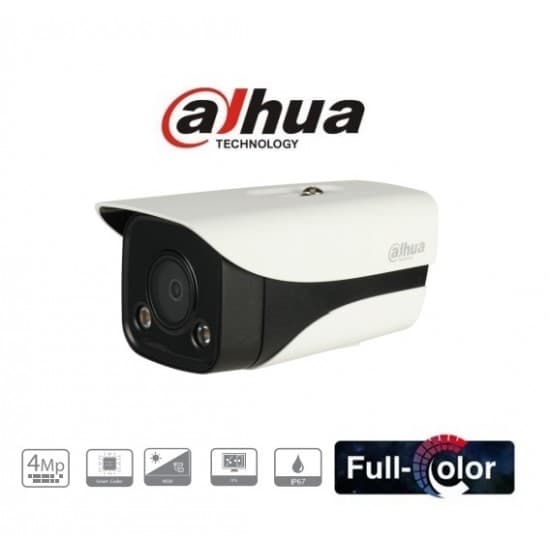 Camara IP Bullet Dahua 4MP 3.6mm Full Color (DH-IPC-HFW2439MP-AS-LED-B-0360B-S2)