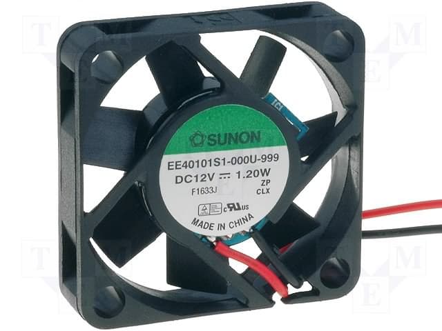 Turbina 40x40x10 Sunon sin Rodamiento 12v