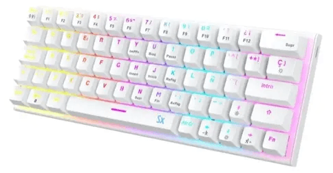Teclado Gamer Mecanico USB Solarmax (GMKB76CW) Blanco