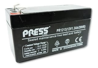 Bateria de Gel Recargable de 1.3A 12V PRESS (PR1213)