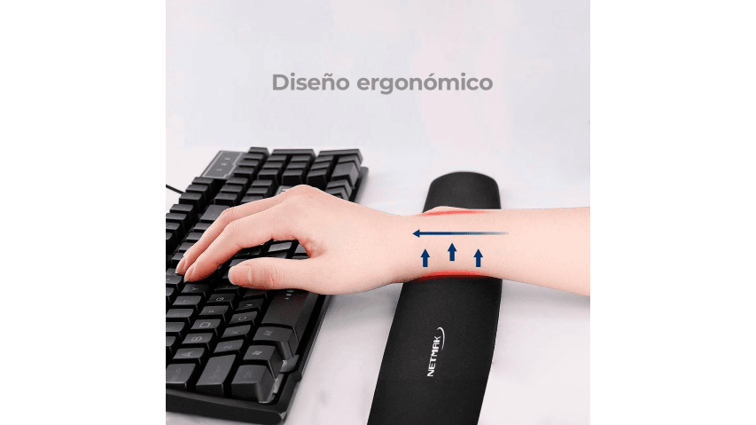 Pad Apoya Muñeca par aTeclado Netmak (NM-APM)