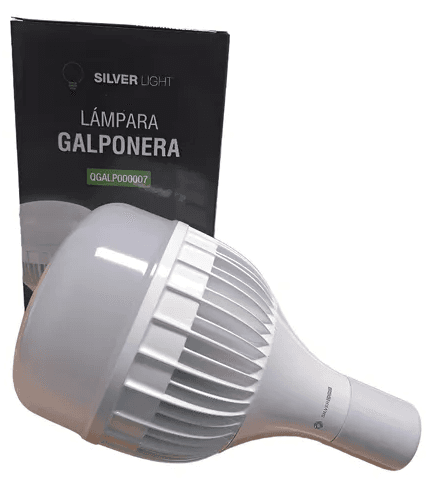 Lampara Galponera Led 100w 6500K Fria Silver Light (QGALP000007)
