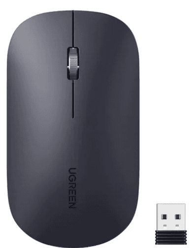 Mouse Inalambrico Color Negro Mu001 UGREEN