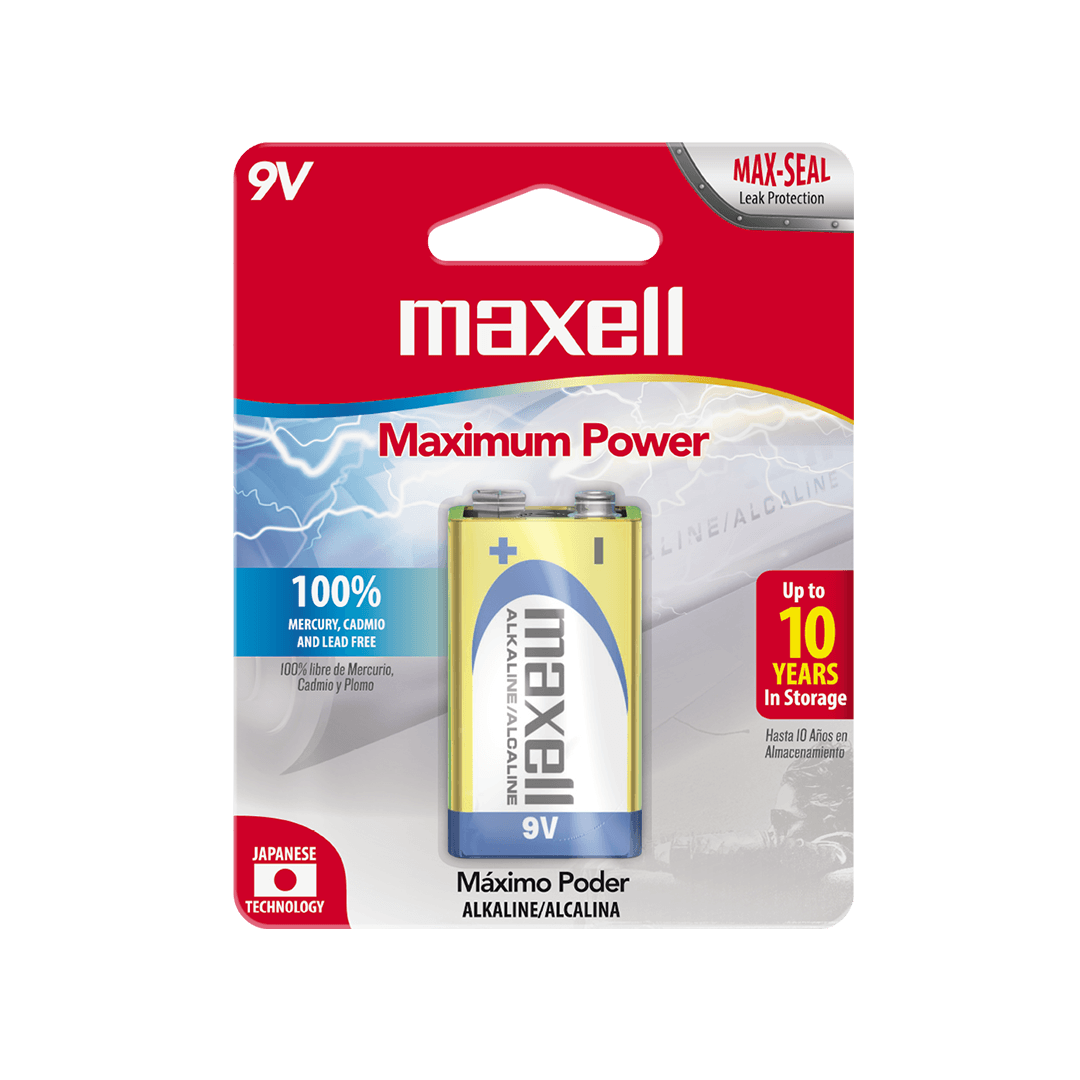 Pila Maxell Alcalina 9v BP1 (BP X12)