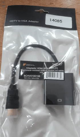 Conversor VGA a HDMI 15cm Biswal (BCHV0100156) 21697Q