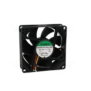 Turbina 80x80x25 Sunon sin Rodamiento 24v